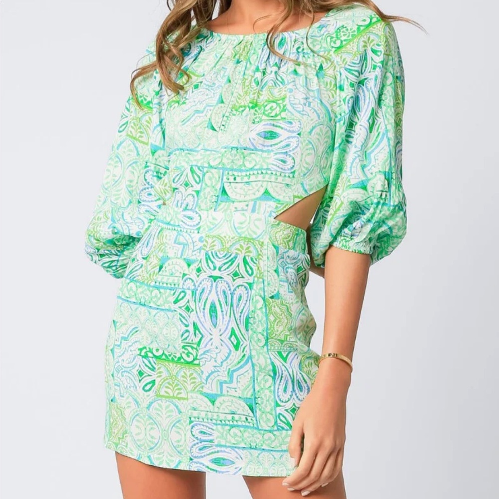 Boutique Mini Dress Side Cut Outs